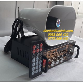 Bộ Ampli mini và loa nén 10W Cao Cấp Bluetooth điện 220V và 12V YW-6901L