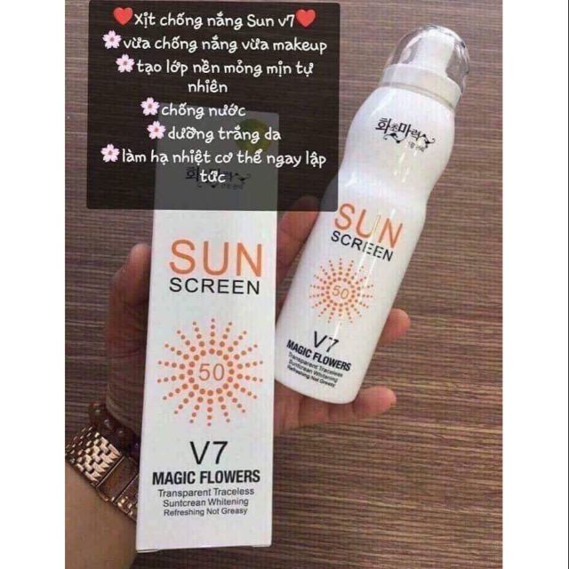 Xịt chống nắng v7.