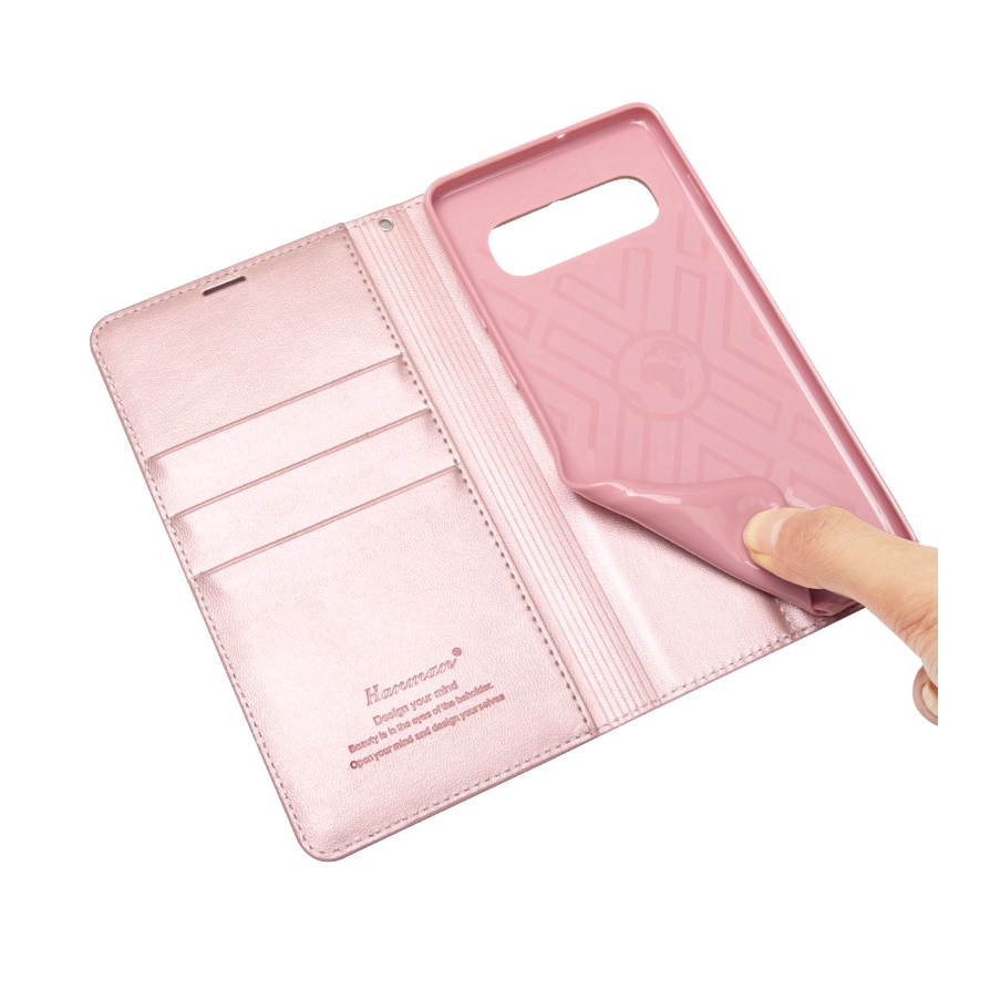 Samsung Note 10 Plus Hanman Luxury Leather Case Galaxy S10 5G Note 9 Note 8 Card Holder Stand Case with Lanyard | BigBuy360 - bigbuy360.vn