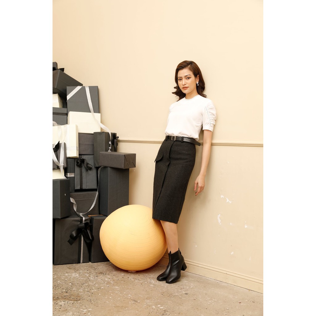 DIDO - Chân Váy Dạ Túi Một Bên Nữ | BigBuy360 - bigbuy360.vn