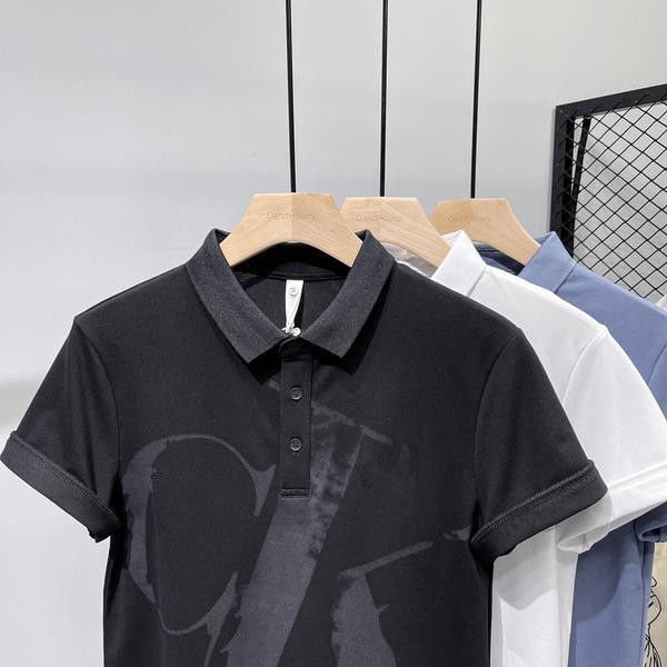 Áo Thun Polo Tay Ngắn In Chữ Trẻ Trung Hợp Thời Trang Cho Nam