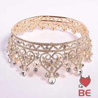 YADORNOS Vương miện đính đá sang trọng cho cô dâu độc đáo sáng tạo
