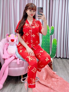 Bộ ngủ lụa satin cao cấp