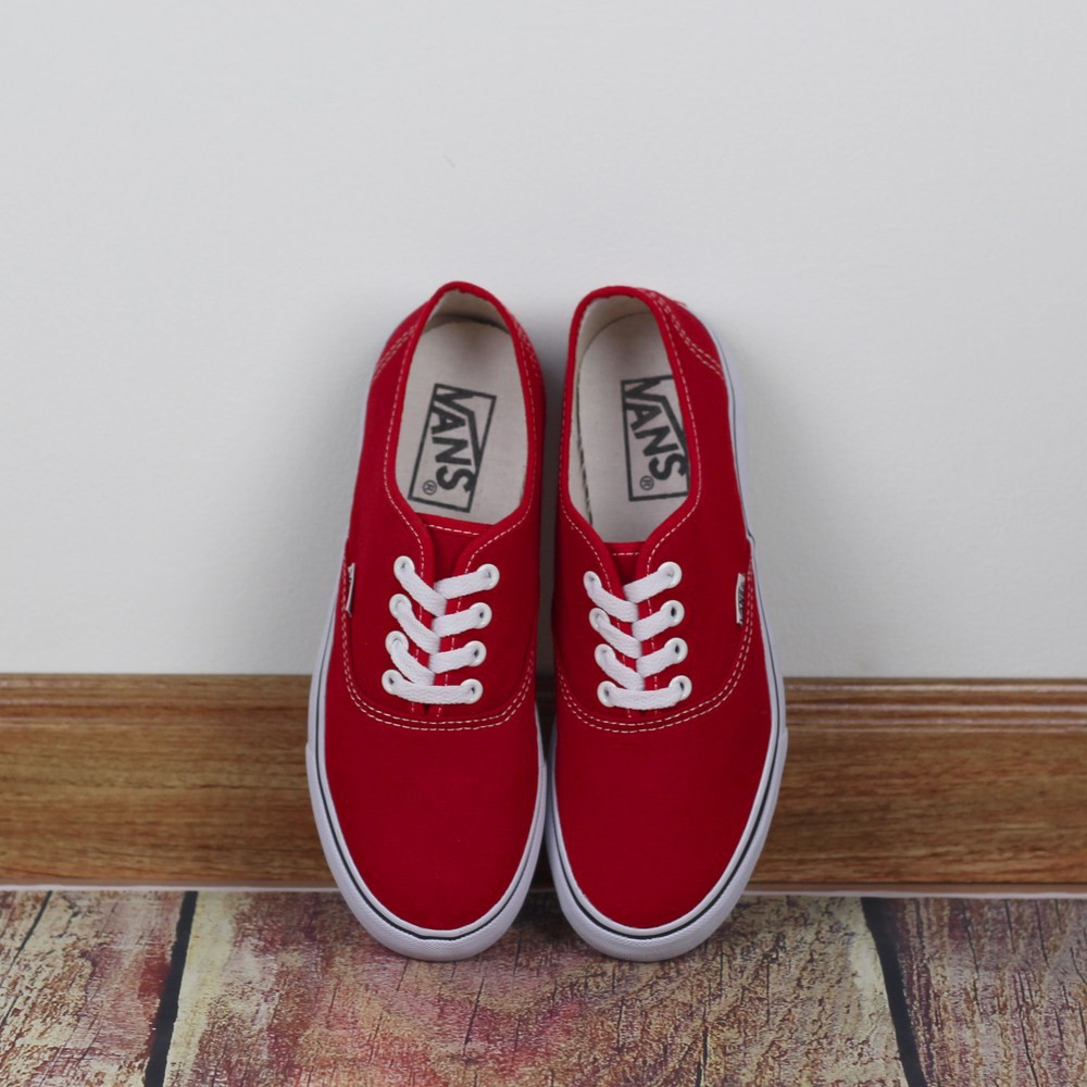 Giày Sneaker Vnns Classic Nam Màu Đỏ Tươi tặng 1 Tất