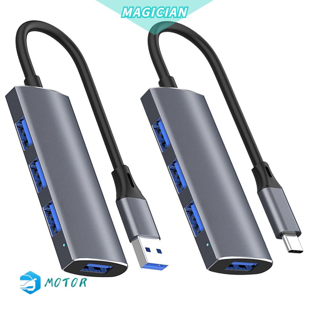 Bộ Chia 4 Cổng USB 3.0 Type-C 3.1 Tốc Độ Cao Bằng Hợp Kim Nhôm Cho Laptop