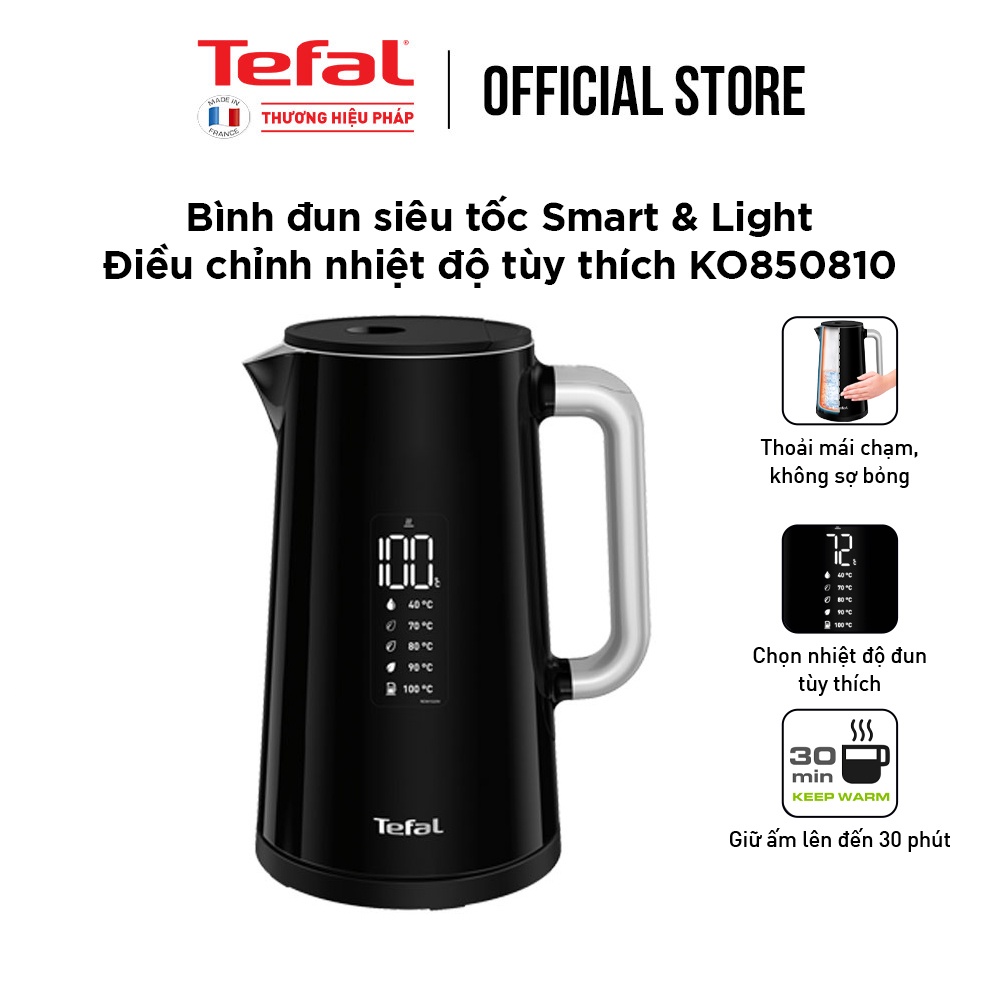 Bình đun siêu tốc Tefal Smart & Light KO850810 - 1800W, 1.7L