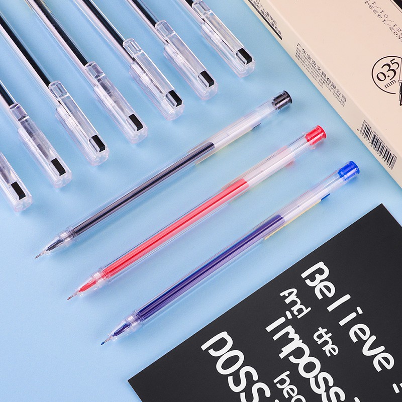 Bút Gel Baoke - PC3898 - siêu phẩm 0.35 - ngòi siêu nhỏ - trên 2000m