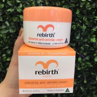 Kem Dưỡng Chống Nhăn Nhau Thai Cừu Rebirth Placenta - Úc