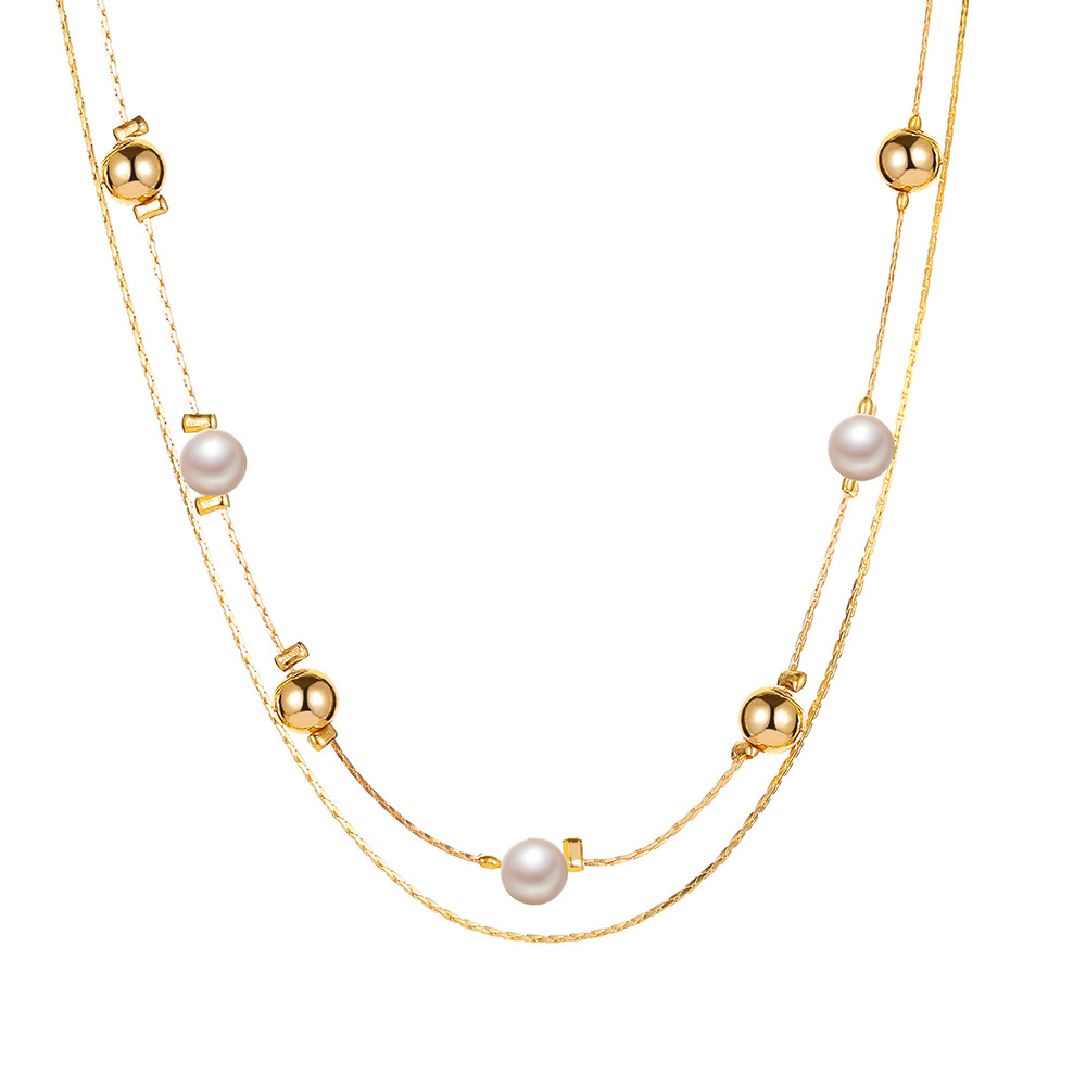 vòng cổ Choker Hai Lớp Thiết Kế Đơn Giản Cho Nữ