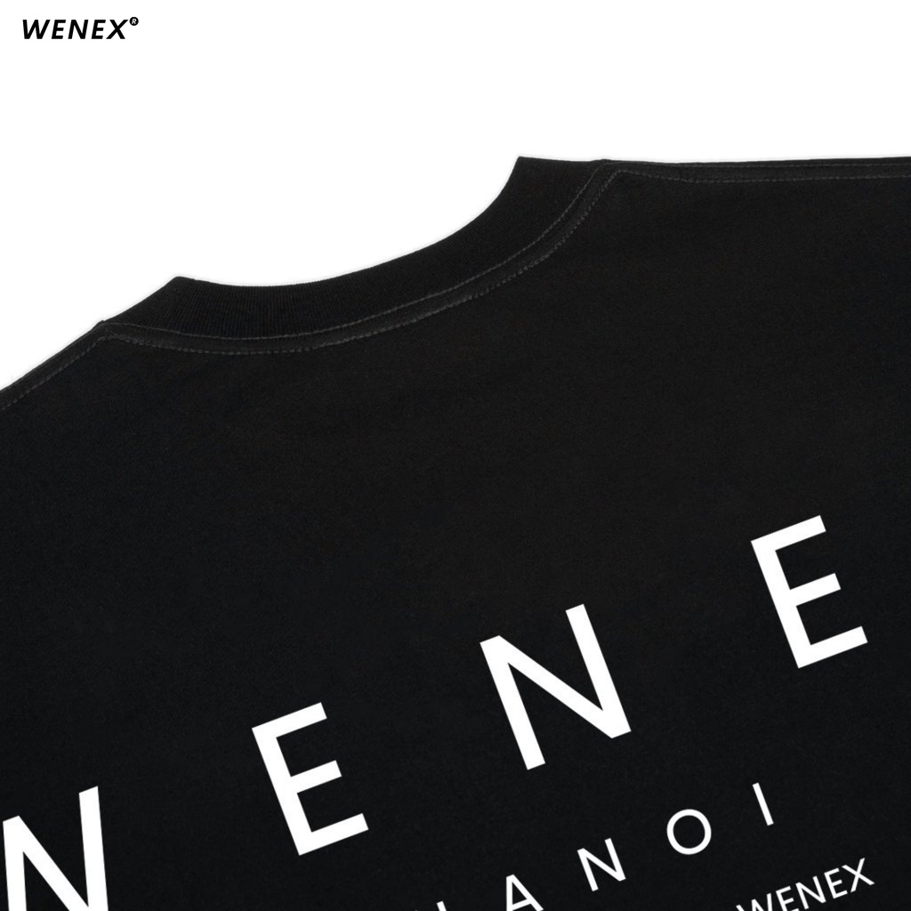 Áo Thun Tay Lỡ WENEX Phông Unisex Nam Nữ Cotton Oversize Form Rộng Local Brand Popular Logo