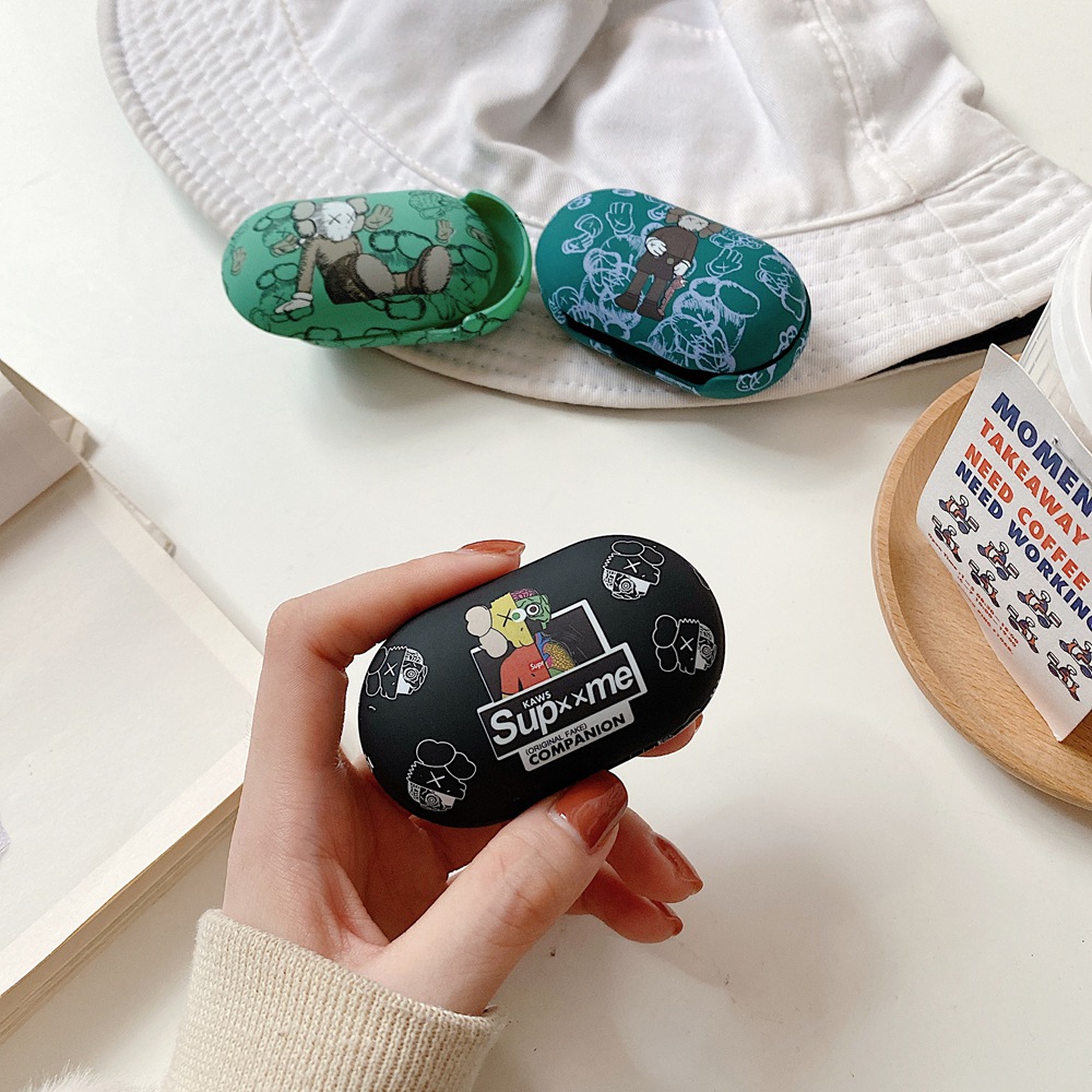 Vỏ Bảo Vệ Hộp Sạc Tai Nghe Không Dây Samsung Galaxy Buds Plus Bằng Pc Cứng In Hình Kaws Graffiti Hoạt Hình Dễ Thương