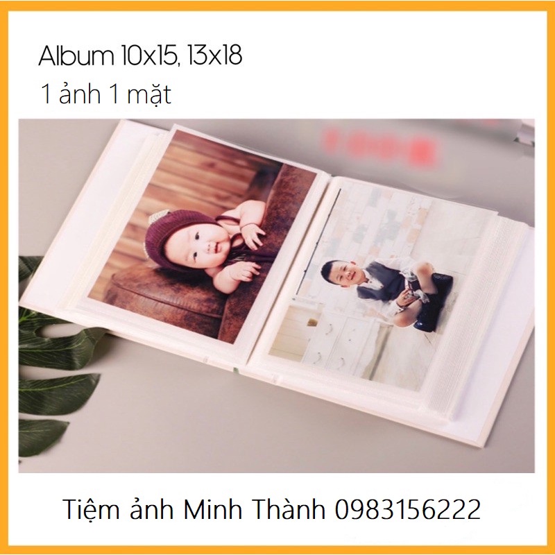 Album đựng ảnh 6x9, 9x13, 10x15, 13x18 đựng được 100-200 tấm vintage bìa cứng siêu đẹp tại Tiệm ảnh Minh Thành