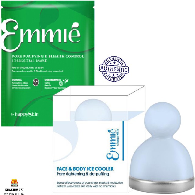 Combo 8 Mặt Nạ Naruko Tràm Trà Dành Cho Da Dầu Mụn Và Cây Lăn Lạnh Emmie Cấp Ẩm Làm Dịu Da Se Khít Lỗ Chân Lông Emmié