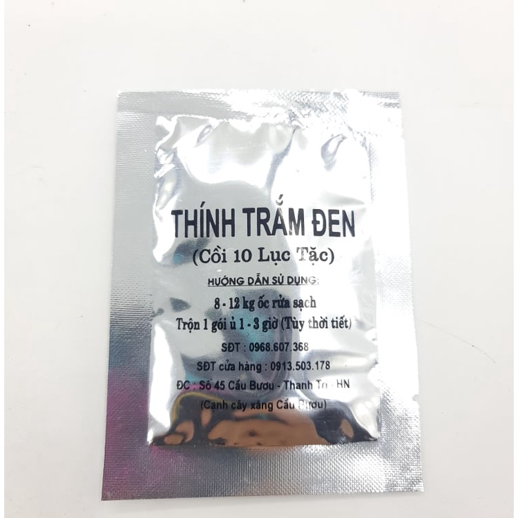 Thính câu lục trắm đen Cồi 10 Tít trắm