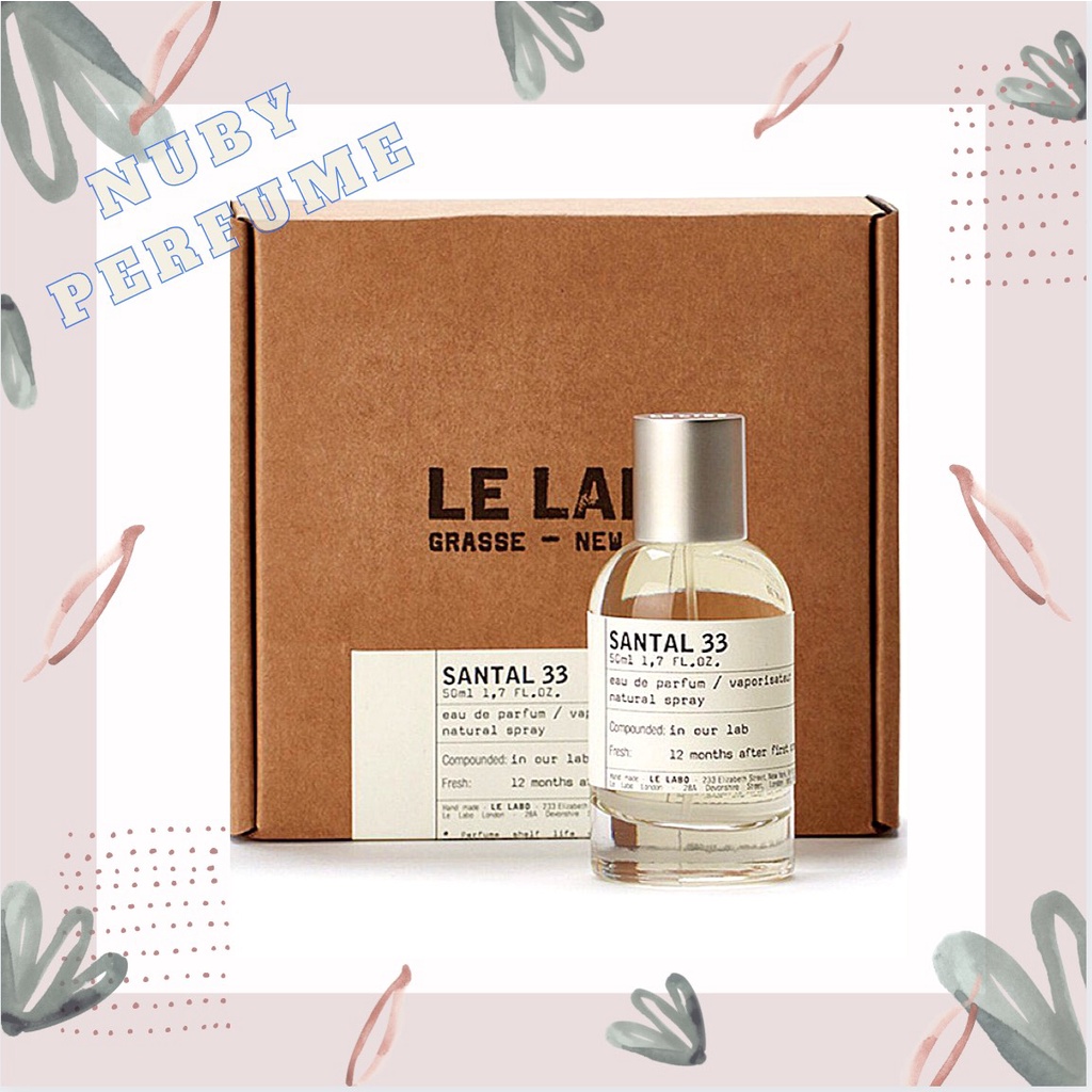 [Nuby.Store] Nước Hoa Le Labo Santal 33 Test 5ml/10ml/20ml