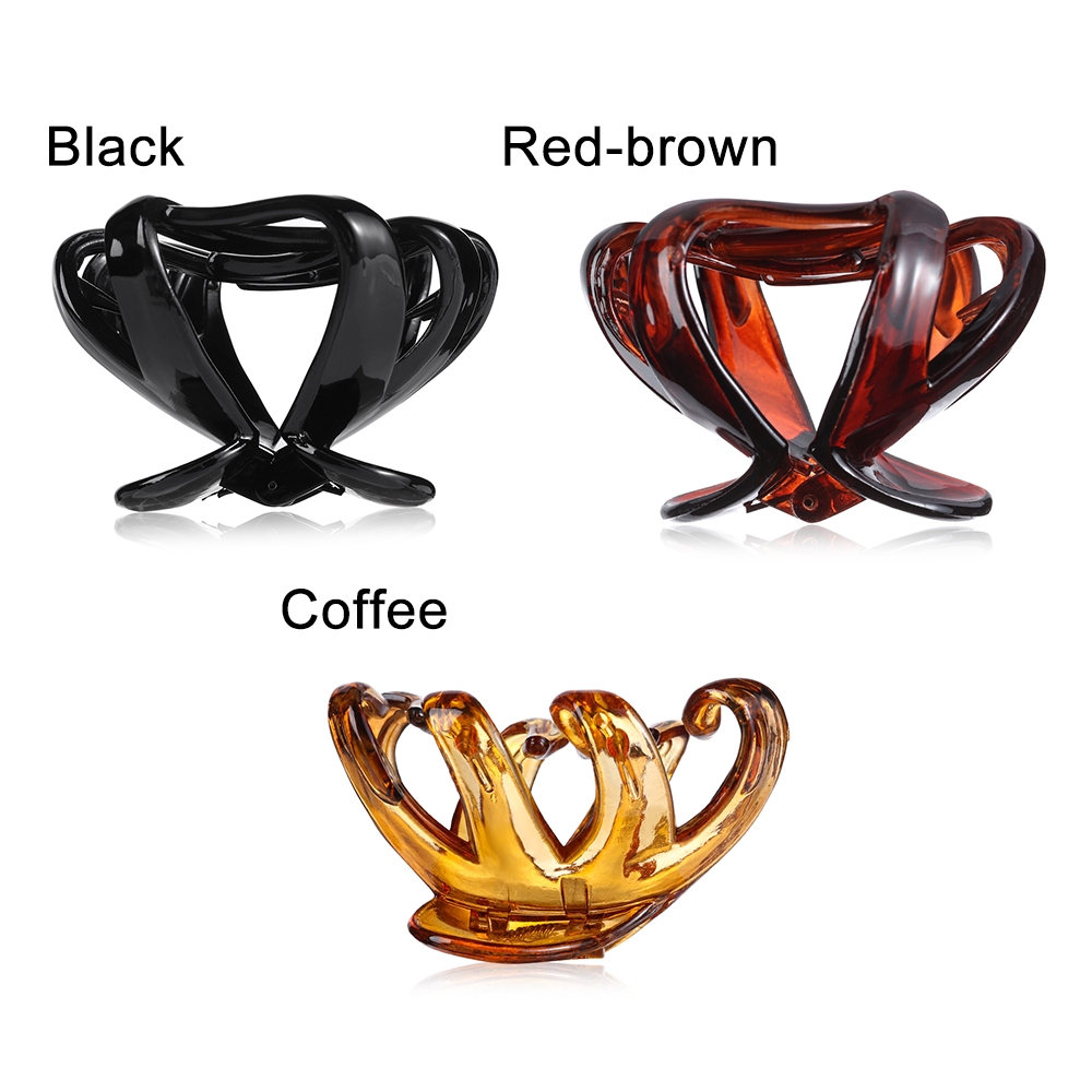 MOILY Hair Accessories Women Beauty Styling Tool Pro Salon Fix Acrylic Butterfly Hairpins