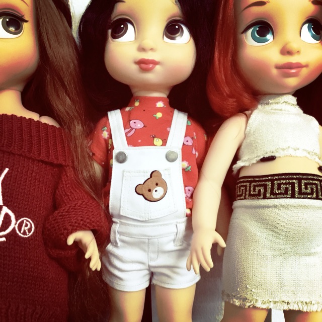 Áo quần búp bê ani