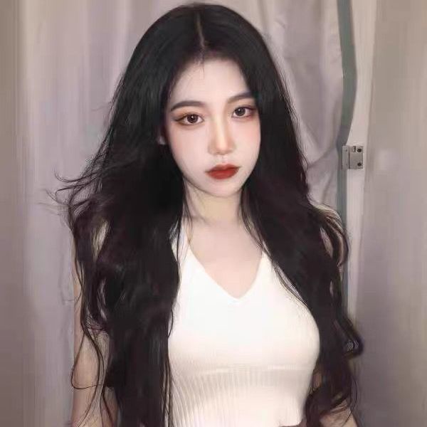 Tóc Giả Dài Xoăn Nhẹ Nhuộm Màu Vàng Nhạt Thời Trang Cho Nữ