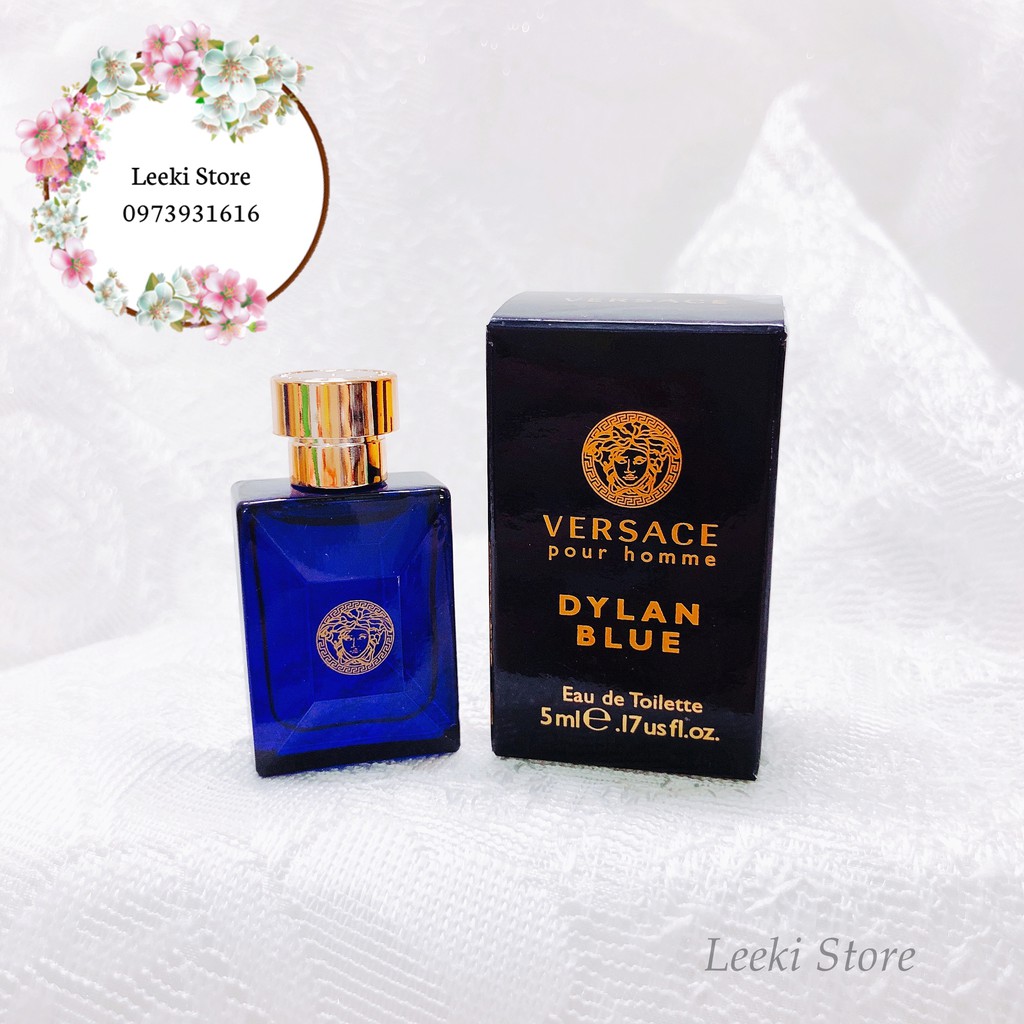 Nước Hoa Versace Pour Homme Dylan Blue mini EDT 5ml chính hãng cho nam [AUTH]