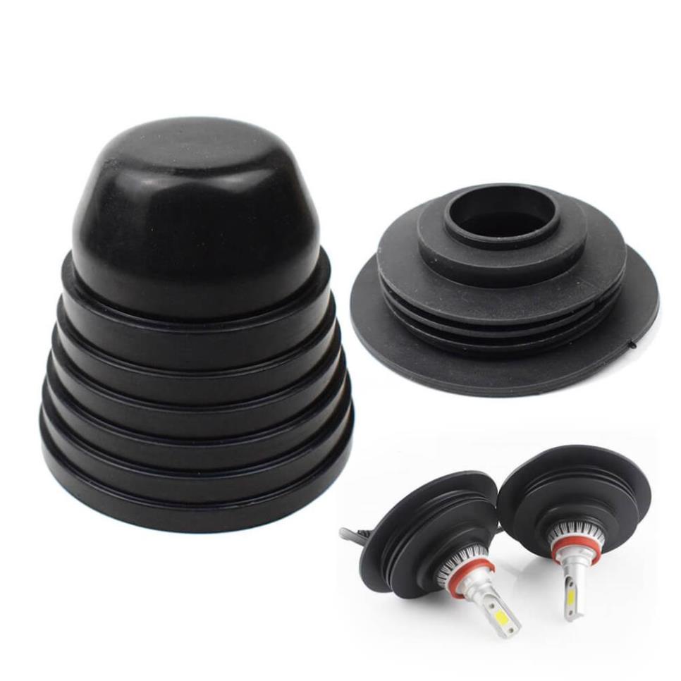 Ốp chụp cao su chống bụi chống thấm nước cho đèn pha LED xe hơi H4 H11 H7 H1