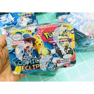 Bộ thẻ bài pokemon , thẻ bài picachu hộp sắt
