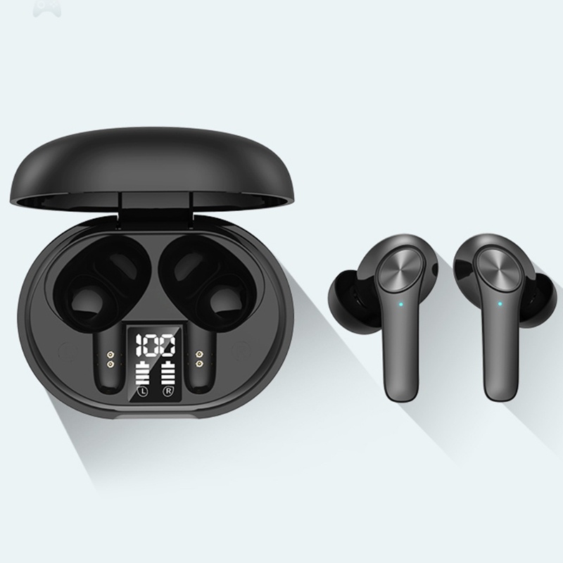 Bộ Tai Nghe Bluetooth Không Dây Chống Nước Ipx 6 Kèm Hộp Sạc Ốp