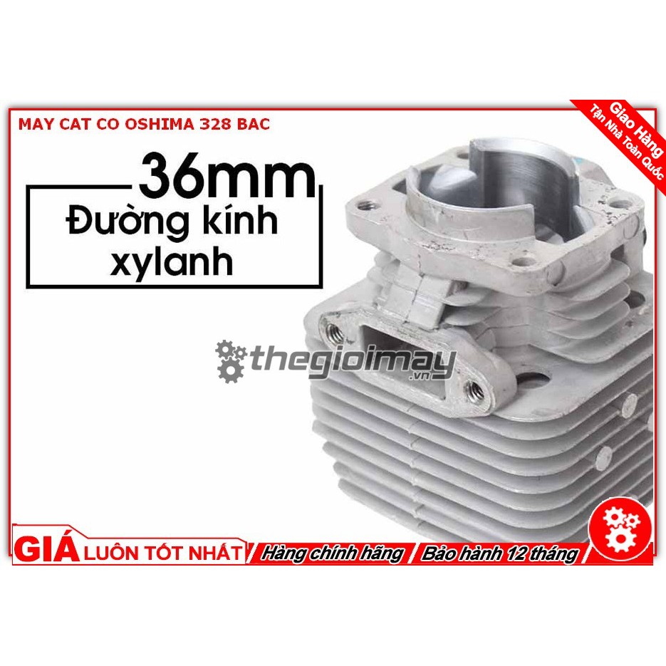 Máy cắt cỏ Oshima 328 bạc