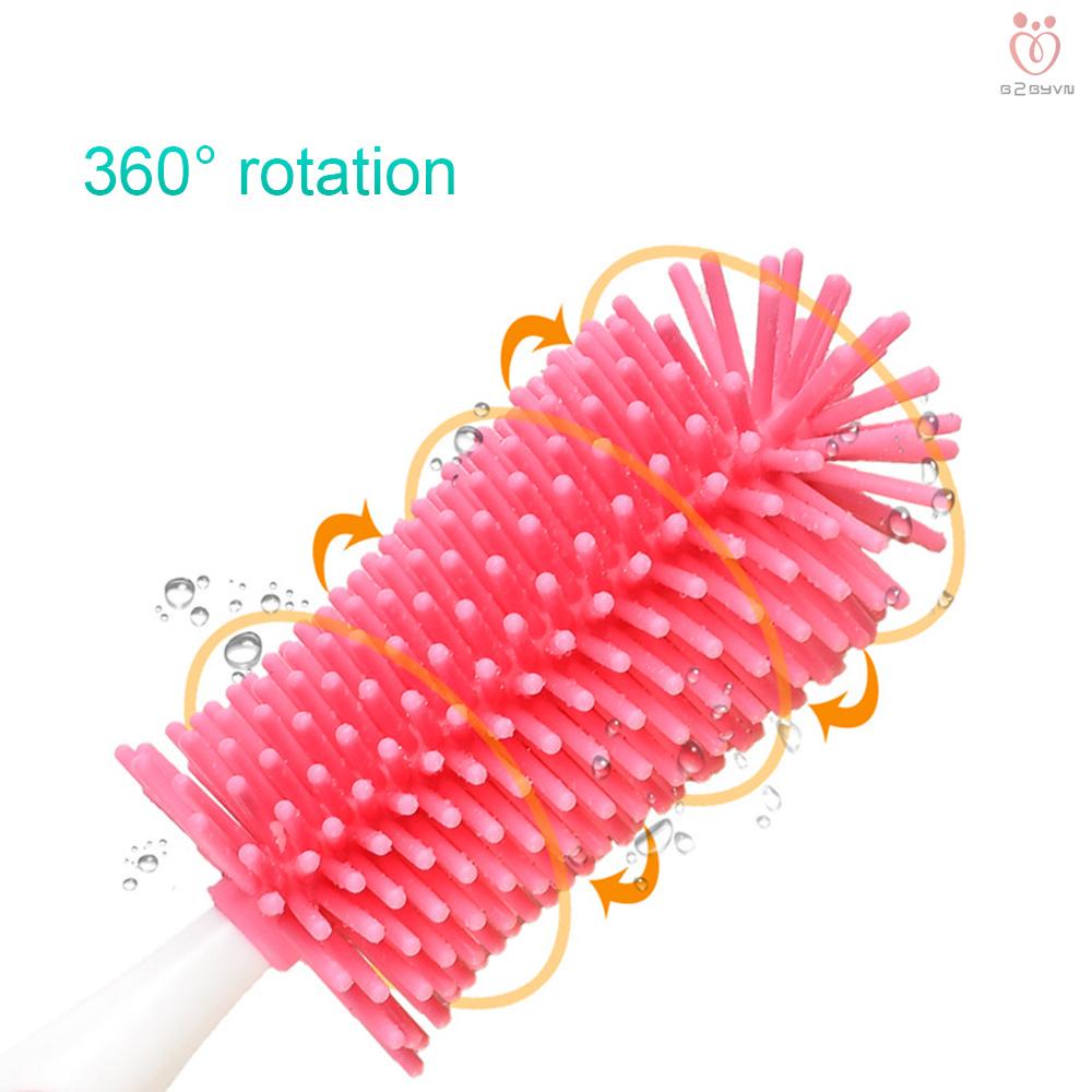 Cọ Bình Sữa Silicon 2 Trong 1