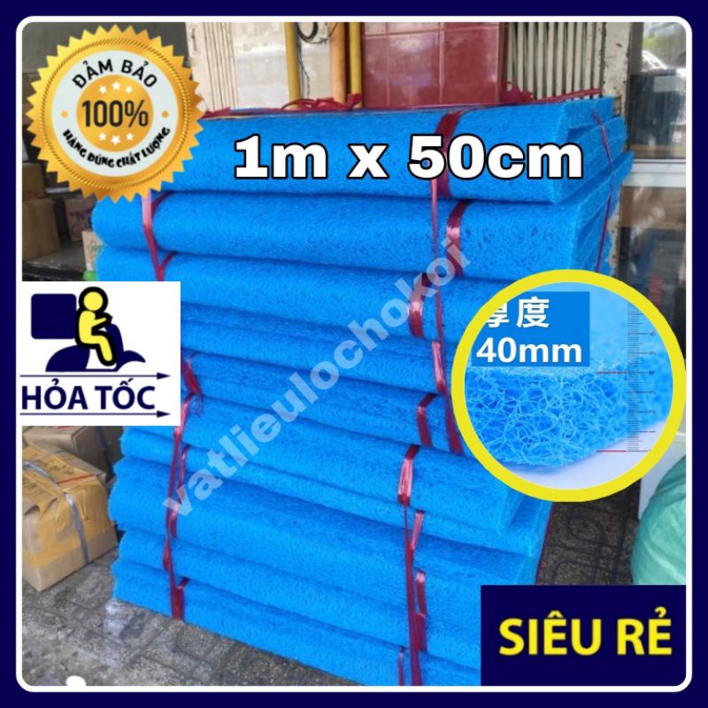 Jmat không keo - bùi nhùi lọc nước | 1m x 50cm