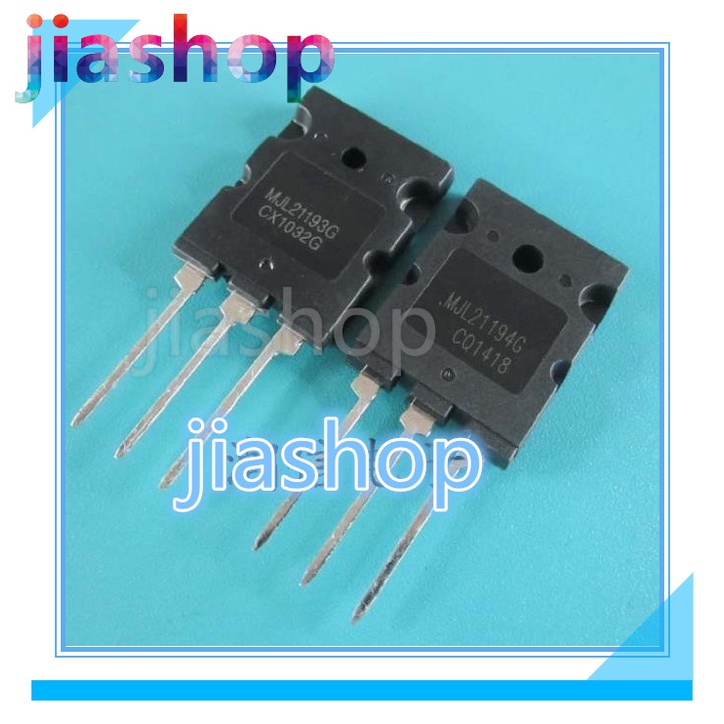 Bộ 5 Cặp 10 Cái = 10 Cái MJL21193 + 5 Cái MJL21194 TO-3PL MJL21193G MJL21194G TO-3P Mới Chính Hãng