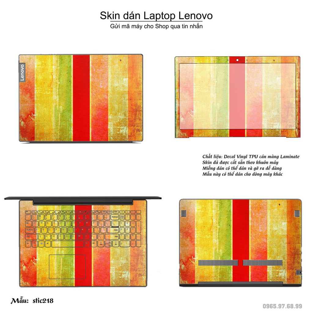 Skin dán Laptop Lenovo in hình Hoa văn sticker nhiều mẫu 35 (inbox mã máy cho Shop)