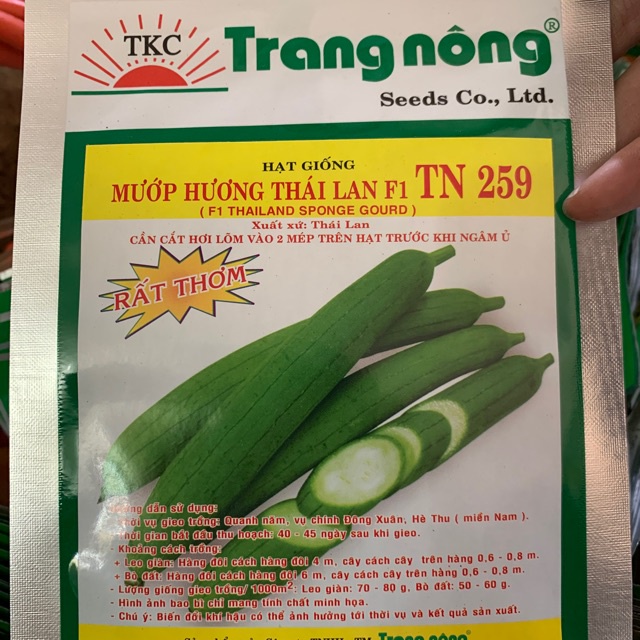 Hạt giống Mướp Hương Thái Lan F1 TN-259 Trang Nông | VTNN Cần Thơ
