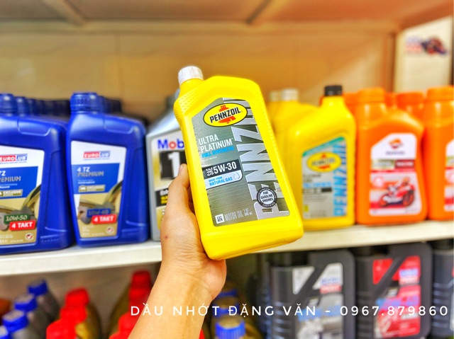 Nhớt tay Ga siêu cao cấp Pennzoil Ultra Platinum 5W30 nhập Mỹ chính hãng