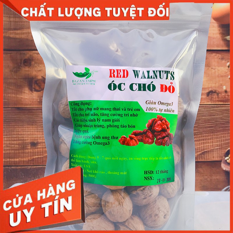 Óc chó đỏ Mỹ ( 1000g)