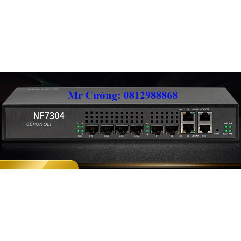 Máy Nguồn OLT EPON 4 PON Giải Pháp Cáp Quang Mạng Rộng