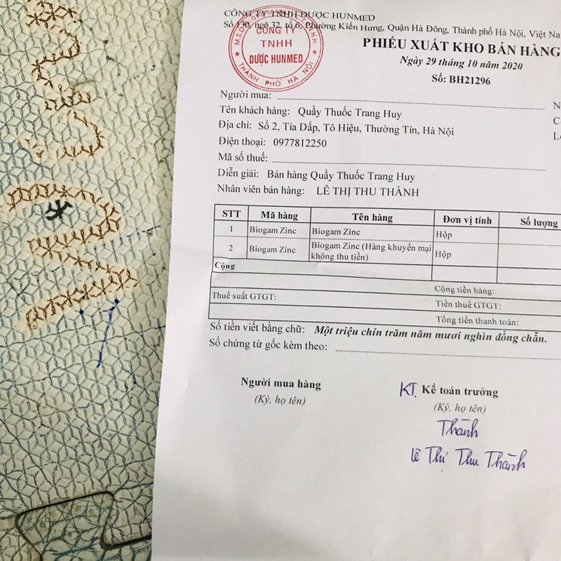 Kẽm BIOGAM/Tăng đề kháng cho bé | Thế Giới Skin Care