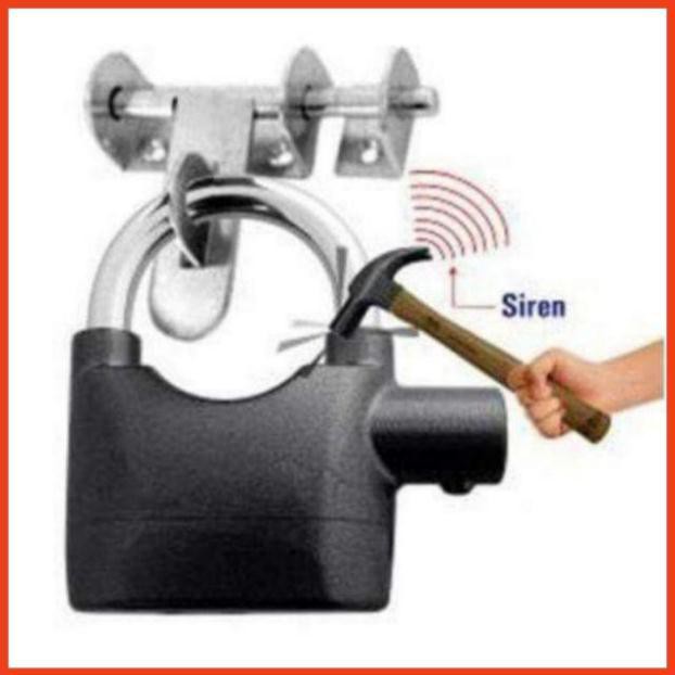 Khóa Chống Trộm Xe Máy Thông Minh Có Còi Báo Động Alarm Lock