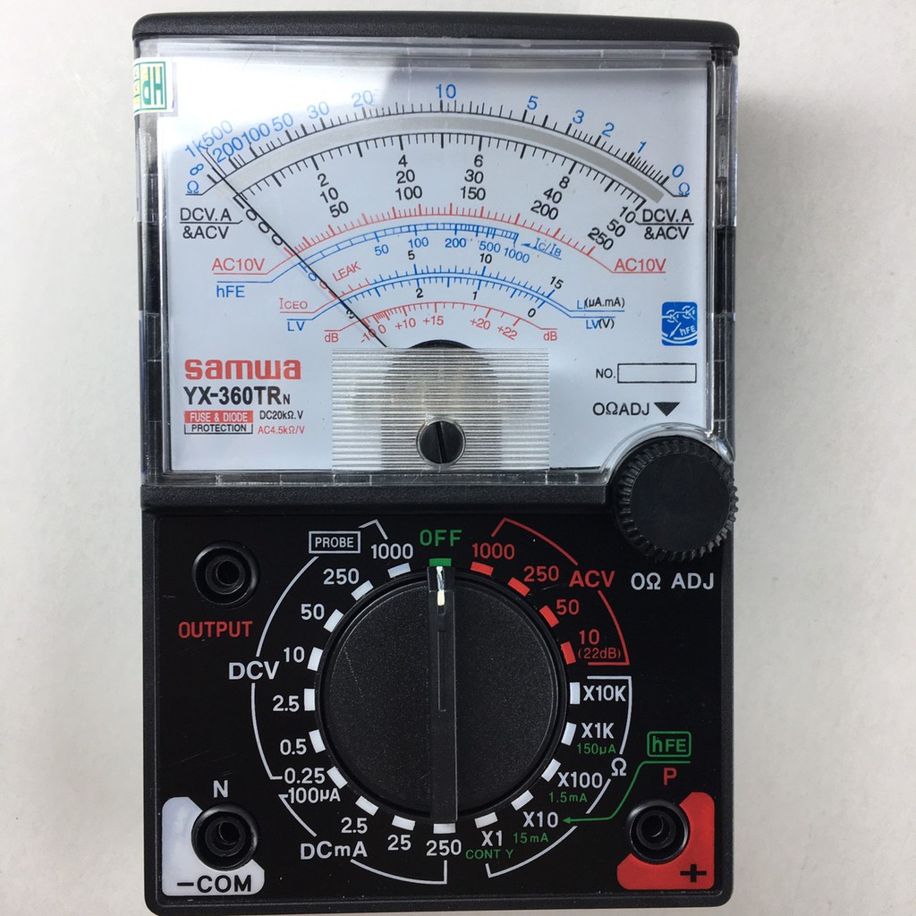 Đồng hồ đo điện vạn năng vom samwa YX-360TRn, đồng hồ đo dòng dc/ac