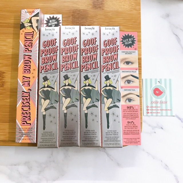 Chì Kẻ Mày Benefit Goof Proof Brow Pencil