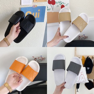 DÉP ĐẾ CAO SU NON, DÉP QUAI NGANG UNISEX CHO CẢ NAM VÀ NỮ 88124 SHIP SIÊU NHANH 88