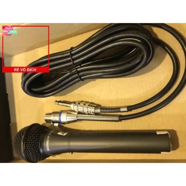 Micro Có Dây Karaoke SHURE SM-959 Full Box Tặng Kèm Bao Da