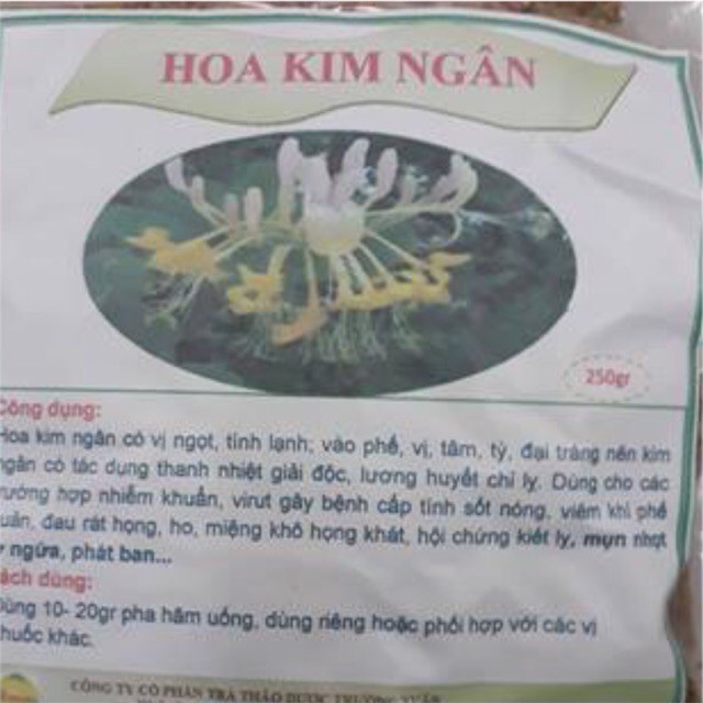 1kg Kim ngân hoa sấy khô hàng loại 1