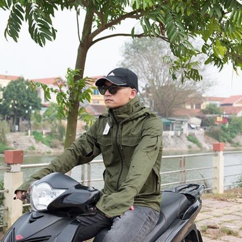 Áo Chống Nắng Nam chống Tia UV Kaki