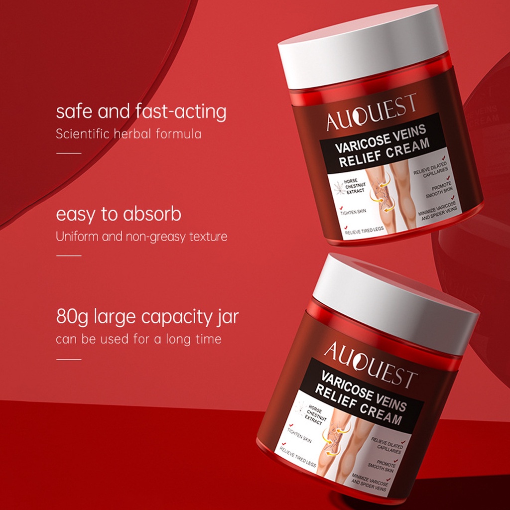 Kem Chiết Xuất Từ Gừng Tự Nhiên 80g Giúp Giảm Giãn Tĩnh Mạch Hiệu Quả