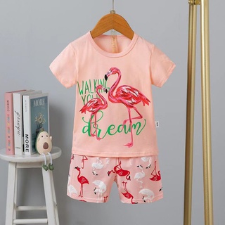 bộ cotton xuất hàn hè bé trai/gái