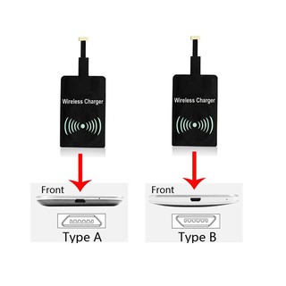 Miếng Dán Sạc Không Dây Qi Cho Iphone Android Micro Usb