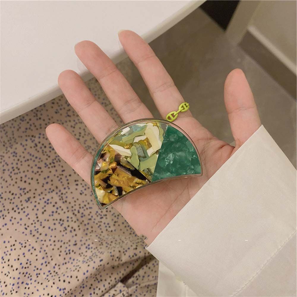 Kẹp tóc họa tiết đá cẩm thạch màu sắc ngọt ngào thiết kế thời trang phong cách Hàn Quốc cho nữ
