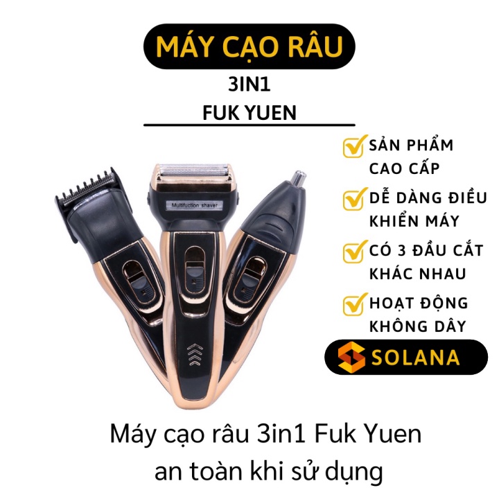 Tông Đơ Cắt Tóc - Tông Đơ Daling 9007 Tích Hợp Cạo Râu, Tỉa Lông Mũi 3in1 9240