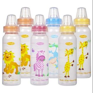 Set 03 bình sữa Evenflo 250ml họa tiết hoạt hình cho bé