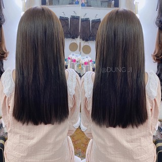 a10 tóc giả kẹp thẳng 45cm ( kẹp dải nửa đầu)